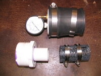 Boost leak tester with BOV test adapter.JPG