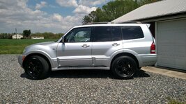 Mitsubishi track day hauler/outlanding rig 05 Montero