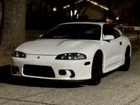 1998 Mitsubishi Eclipse GSX White