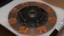 TMZ South Bend DSM ceramic clutch disc 1 x 23 hub.JPG